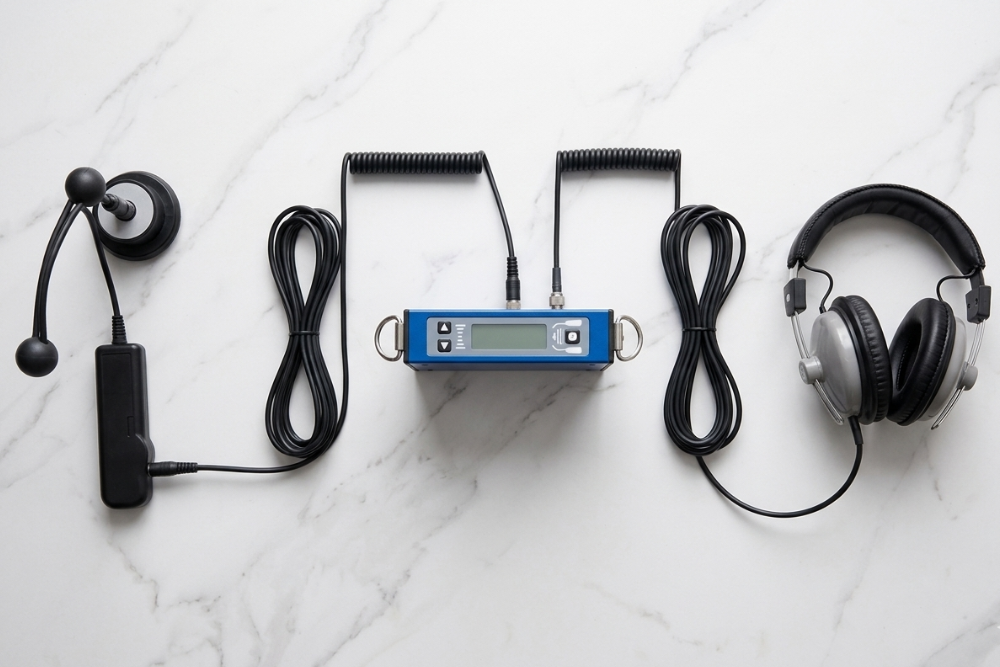 Professional leak detection equipment LD-series used by Quick Fix Dubai